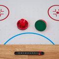 Hrací stůl 3in1 OneTeam FunArena fotbálek, push hockey, kulečník dřevěný black 18