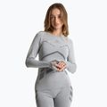 Dámská termoregulační mikina KADVA ALPINESTEP BAMBOO THERMO LIGHT PLUS bezešvá šedá