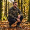 Pánská trekkingová mikina KADVA Walkora zelená 8