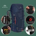 Trekový batoh KADVA Sendero 35 l ocelově modrý 22