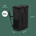 Městský batoh KADVA Companion 20 l černý 9