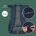 Městský batoh KADVA CityQuest 22 l navy blue 22