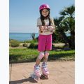 Dětské kolečkové brusle nastavitelné  ATTABO Flashled pink 14