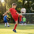Dětská fotbalová sada OneTeam Precision Set tričko a šortky červená 14