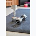 Chromované činky TREXO 2x5 kg silver  6