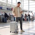 Cestovní kufr Kadva Tigre 37l Silver 14