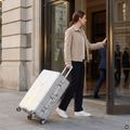 Velký cestovní kufr Kadva Tigre 96l Silver 17