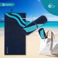 Ručník AQUASTIC Wavey navy blue/blue 10