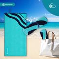 Ručník AQUASTIC Wavey blue/green 10