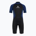 Pánský plavecký neopren AQUASTIC Wavey 2 mm black/blue