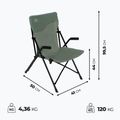 Turistické křeslo KADVA CAMPchair 1.0 zielony 16
