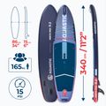 Prkno SUP AQUASTIC Perth Pro 11'2" allround tmavě modrá 21