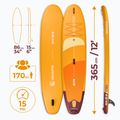 Sada paddleboard SUP nafukovací AQUASTIC This 12'0" orange 26