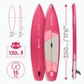 Sada paddleboard SUP nafukovací AQUASTIC Touring 11'6" pink 27