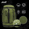 Batoh HOOK FIGHTING Training 2v1 Duffel Bag 30 l green 2