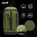 Batoh HOOK FIGHTING Camp 2v1 Duffel Bag 41 l green 2