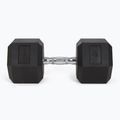 TREXO Hex 37,5 kg pogumované činky 4