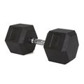 TREXO Hex 37,5 kg pogumované činky 5