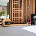 Vodní veslovací trenažér TREXO TimberFlow 17