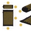 Akupresurní podložka TREXO s polštářkem TXO-B4Z004-BK black 2