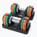 Nastavitelná sada činek TREXO 2 x 10 kg multicolor