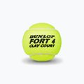 Tenisové míče Dunlop Fort Clay Court 4B 18 x 4 ks žluté 601318 3