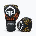 Boxerské rukavice  Ground Game Flames black 3