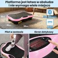 Vibrační plošina Extralink Moonwalk Spin Move black/pink 15