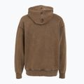Pánská mikina PROSTO Checked Hoodie dark brown 2