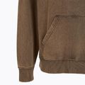 Pánská mikina PROSTO Checked Hoodie dark brown 3