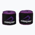 Boxerské bandáže Overlord elastické 350 cm purple