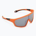 Dětské sluneční brýle GOG Flint matt neon orange/black reflex silver