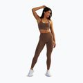 Dámské fitness legíny BeShaped Gym Queen brown 2