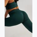 Dámské fitness legíny BeShaped Shape Up dark green 7