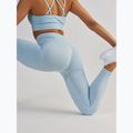 Dámské fitness legíny BeShaped Shape Up dark light blue 7