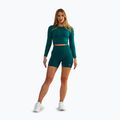 Dámský fitness  top BeShaped Power Up! LS dark green 2