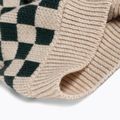 Dětská zimní čepice KID STORY  Merino green chessboard 4