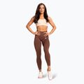 Dámské legíny Gym Glamour Basic Scrunch brown 2