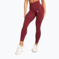 Dámské legíny Gym Glamour Basic Scrunch burgundy