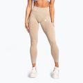 Dámské legíny Gym Glamour Basic Scrunch beige