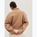 Dámský fleecový top JOYINME Explore karmínově béžový 3