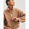 Dámský fleecový top JOYINME Explore karmínově béžový 6