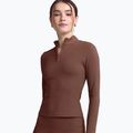 Dámské tričko Longsleeve JOYINME Motion LS 1/4 Zip chestnut