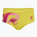 Pánské plavecké boxerky  SWEEP Aqua Kraken pink/yellow