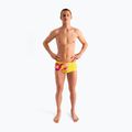 Pánské plavecké boxerky  SWEEP Aqua Kraken pink/yellow 2