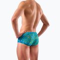Pánské plavecké boxerky  SWEEP Aqua Hippos black/yellow/green 2