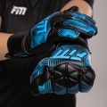 Brankářské rukavice Football Masters Varis X NC black/blue 3