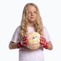 Dětské brankářské rukavice Football Masters Invictus X Jr růžové 3