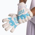 Brankářské rukavice Football Masters Invictus X white/blue 8