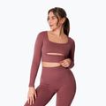 Dámské tréninkové tričko Longsleeve Carpatree Dopamine Buzz Seamless rose/brown